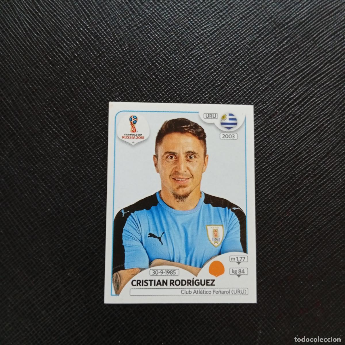 Cromos de f&uacute;tbol: 106 CRISTIAN RODRIGUEZ URUGUAY PANINI MUNDIAL RUSIA 2018 CROMO FUTBOL 18 - SIN PEGAR - CJ2 .