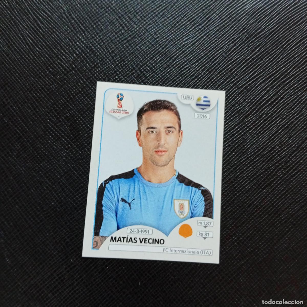 Cromos de f&uacute;tbol: 107 MATIAS VECINO URUGUAY PANINI MUNDIAL RUSIA 2018 CROMO FUTBOL 18 - SIN PEGAR - CJ2