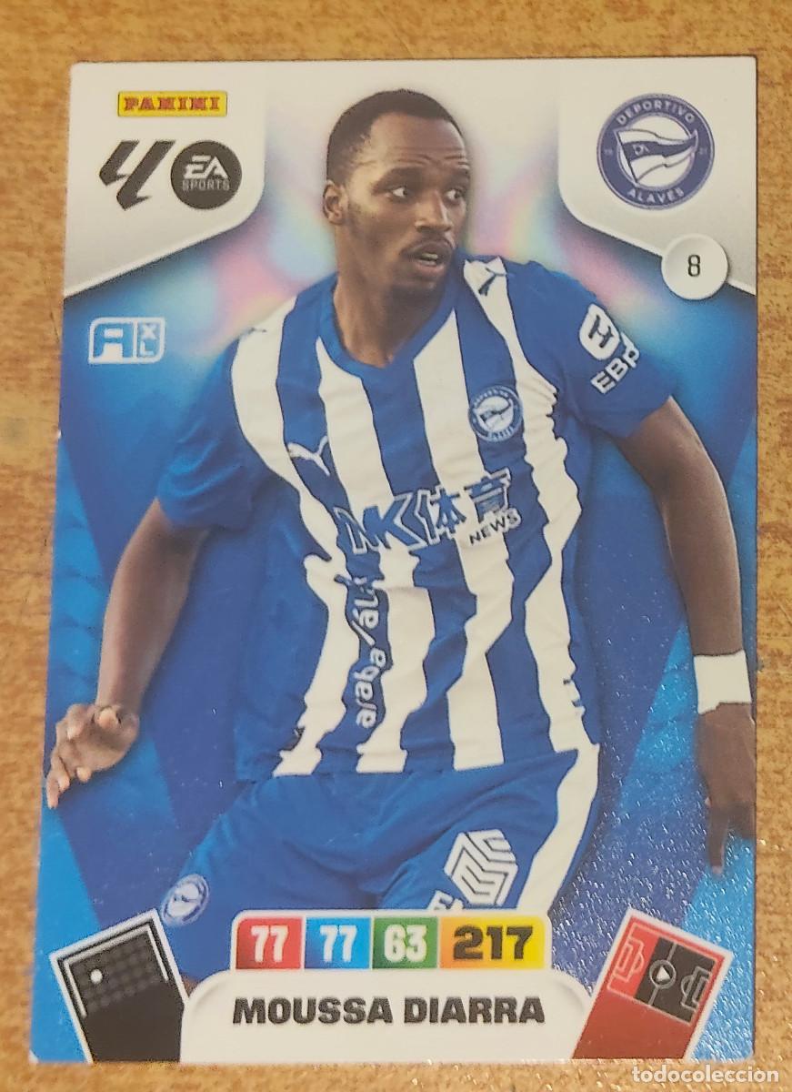 Cromos de f&uacute;tbol: 008 | Panini | Adrenalyn XL | La Liga | 2025-2026 | Moussa Diarra | Deportivo Alav&eacute;s | Basico