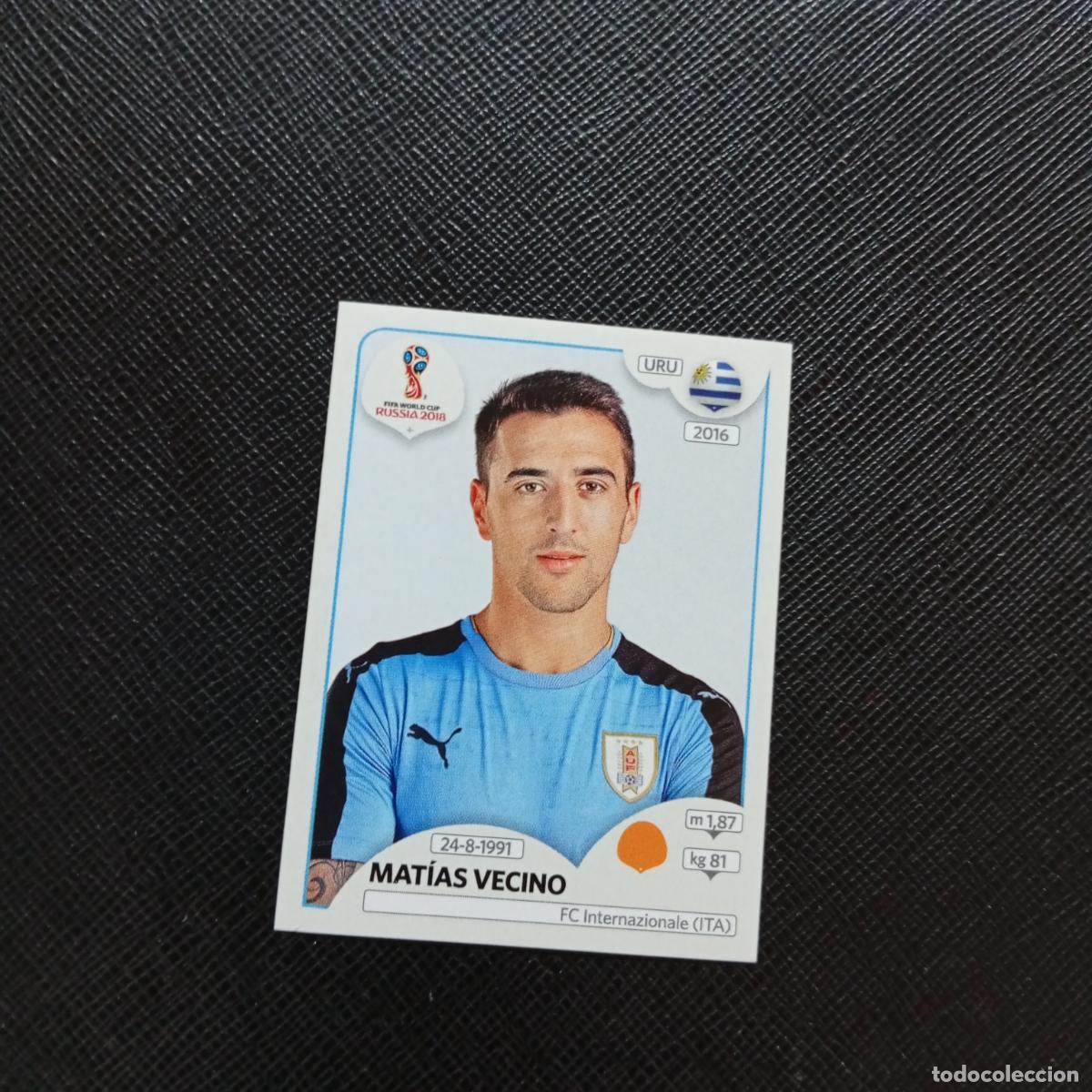 Cromos de f&uacute;tbol: 107 MATIAS VECINO URUGUAY PANINI MUNDIAL RUSIA 2018 CROMO FUTBOL 18 - SIN PEGAR - CJ2