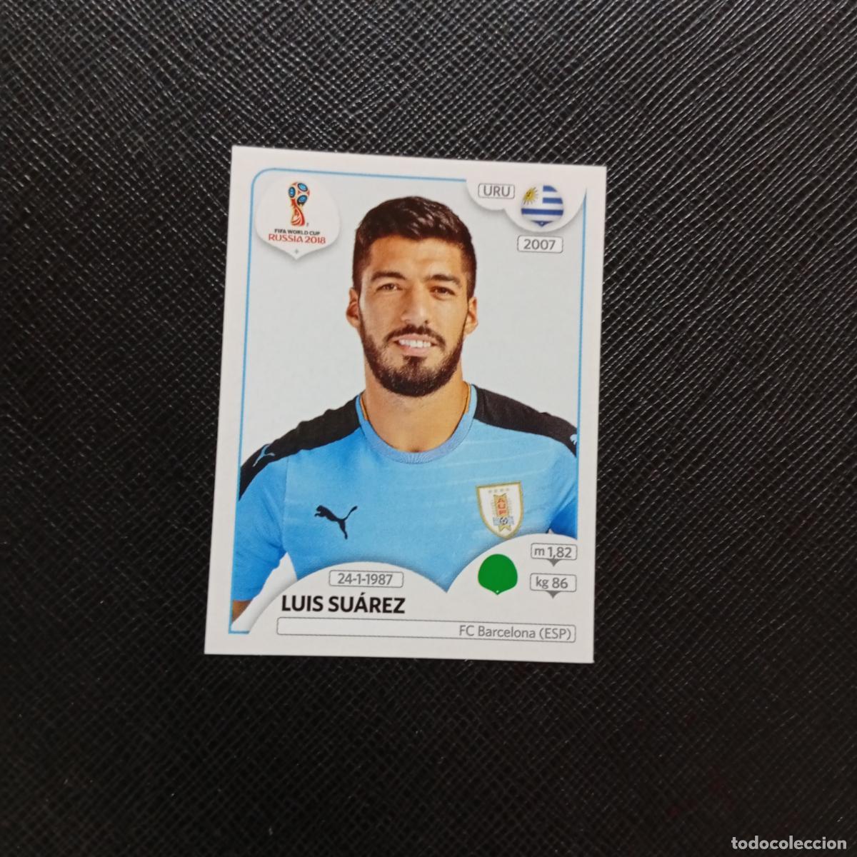 Cartes &agrave; collectionner de Football: 109 LUIS SUAREZ URUGUAY PANINI MUNDIAL RUSIA 2018 CROMO FUTBOL 18 - SIN PEGAR - CJ2