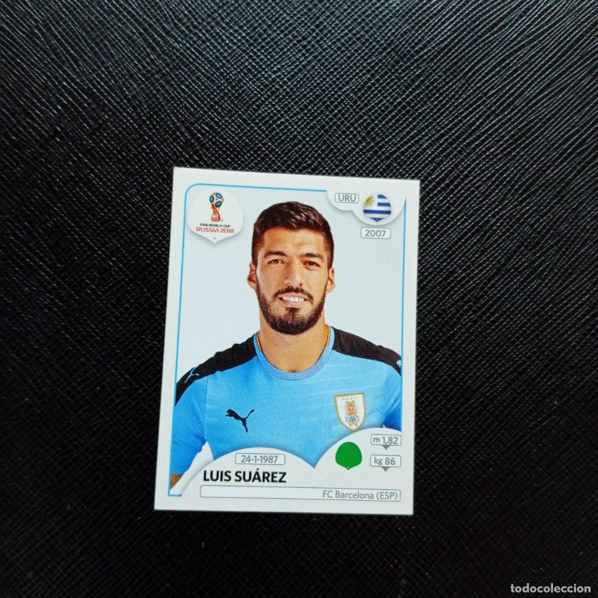 Cartes &agrave; collectionner de Football: 109 LUIS SUAREZ URUGUAY PANINI MUNDIAL RUSIA 2018 CROMO FUTBOL 18 - SIN PEGAR - CJ2