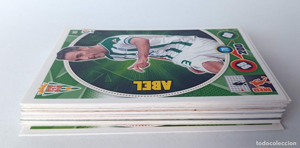 Cromos de f&uacute;tbol: LOTE CROMOS FUTBOL C&Oacute;RDOBA CF ADRENALYN 2014-2015