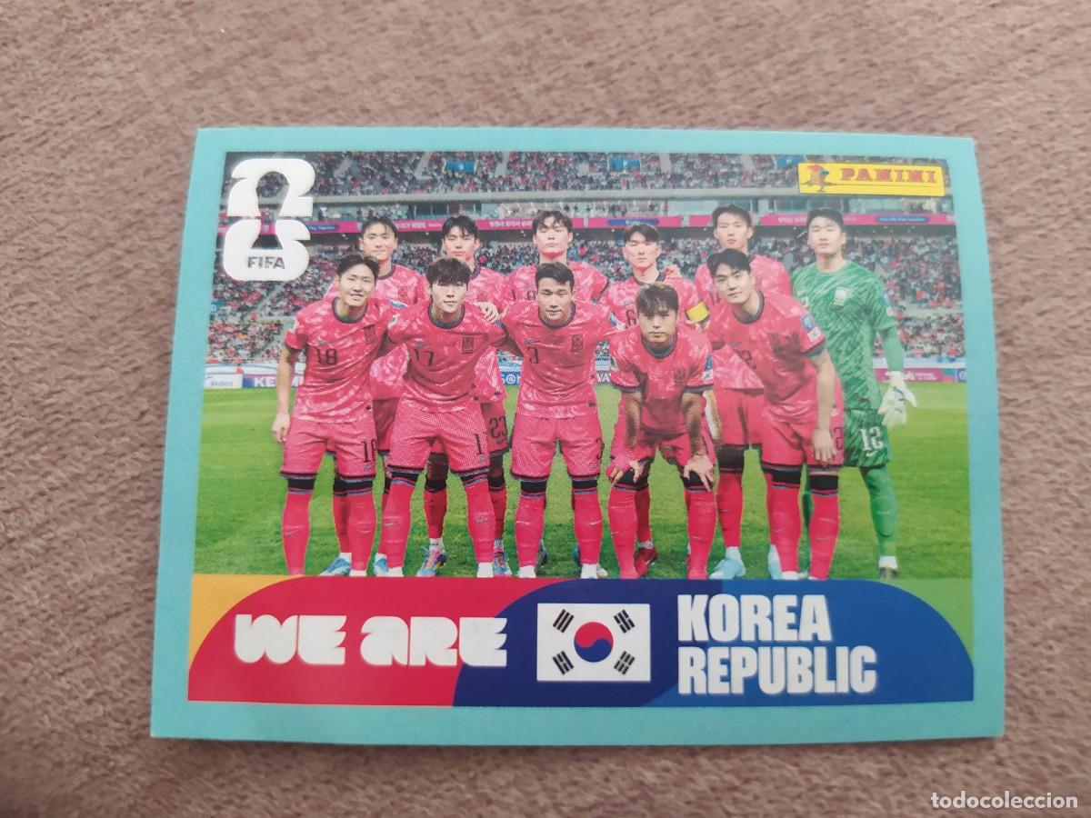 Cromos de Futebol: KOR 13 EQUIPO Corea Korea del Sur mundial 2026 panini
