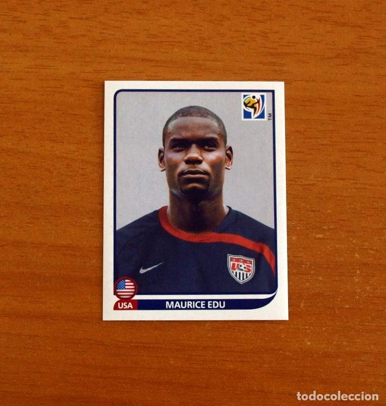 Cartes &agrave; collectionner de Football: USA -N&ordm; 213 Maurice Edu -Mundial South Africa 2010 FIFA World Cup-Panini -Nunca Pegado
