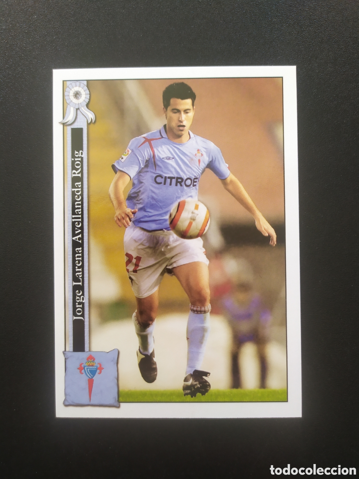 Cartes &agrave; collectionner de Football: Mundicromo fichas Liga 2005 2006 05 06 Jorge n&deg; 649 Celta Vigo