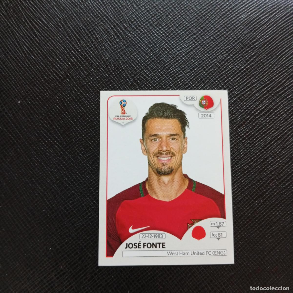 Cromos de Futebol: 117 RUI FONTE PORTUGAL PANINI MUNDIAL RUSIA 2018 CROMO FUTBOL 18 - SIN PEGAR - CJ2