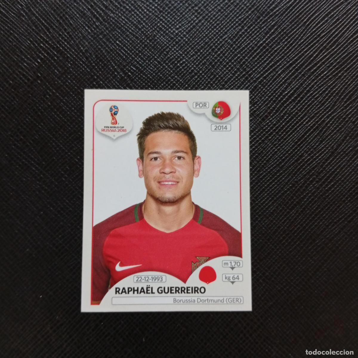 Cromos de Futebol: 120 RAPHAEL GUERREIRO PORTUGAL PANINI MUNDIAL RUSIA 2018 CROMO FUTBOL 18 - SIN PEGAR - CJ2