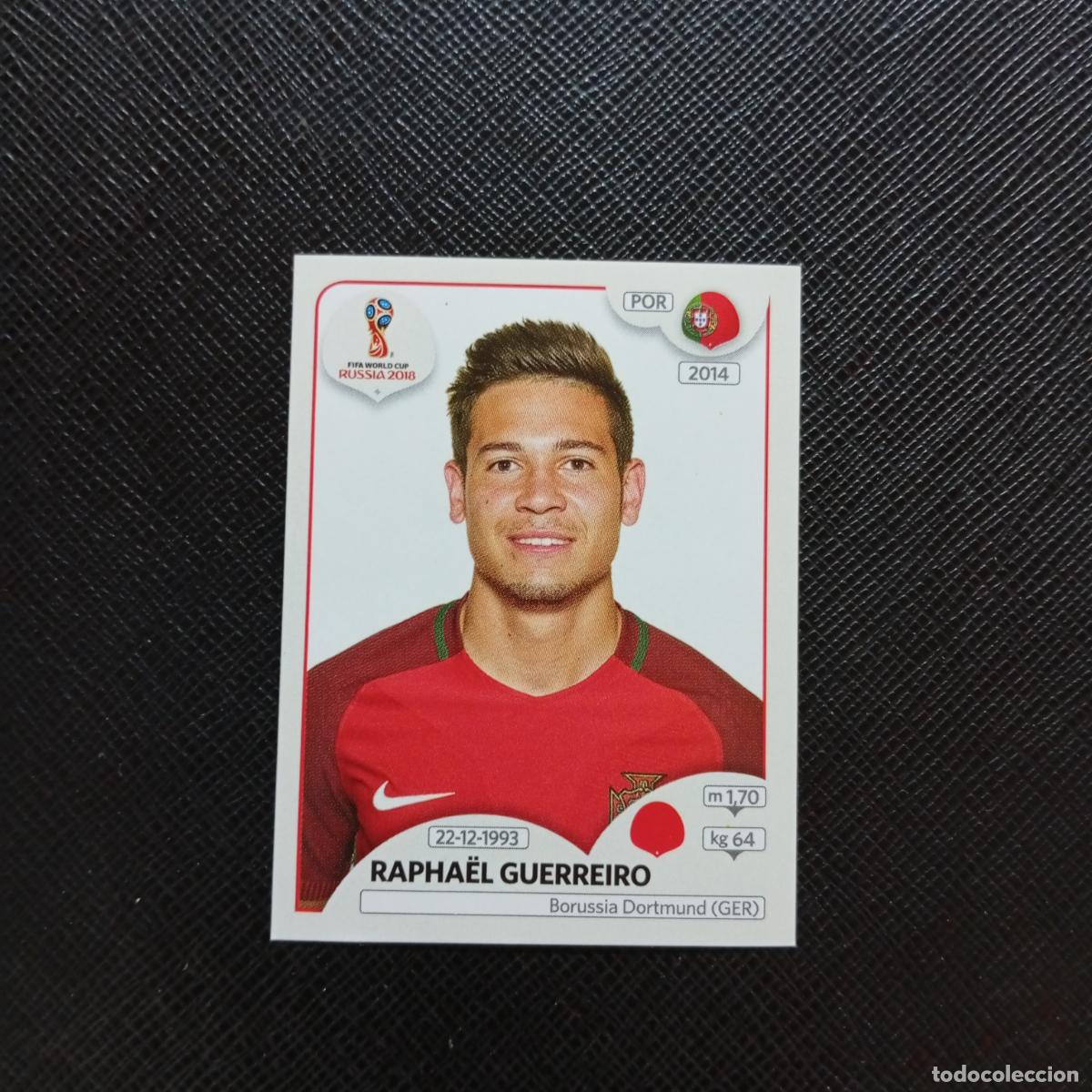 Cromos de Futebol: 120 RAPHAEL GUERREIRO PORTUGAL PANINI MUNDIAL RUSIA 2018 CROMO FUTBOL 18 - SIN PEGAR - CJ2