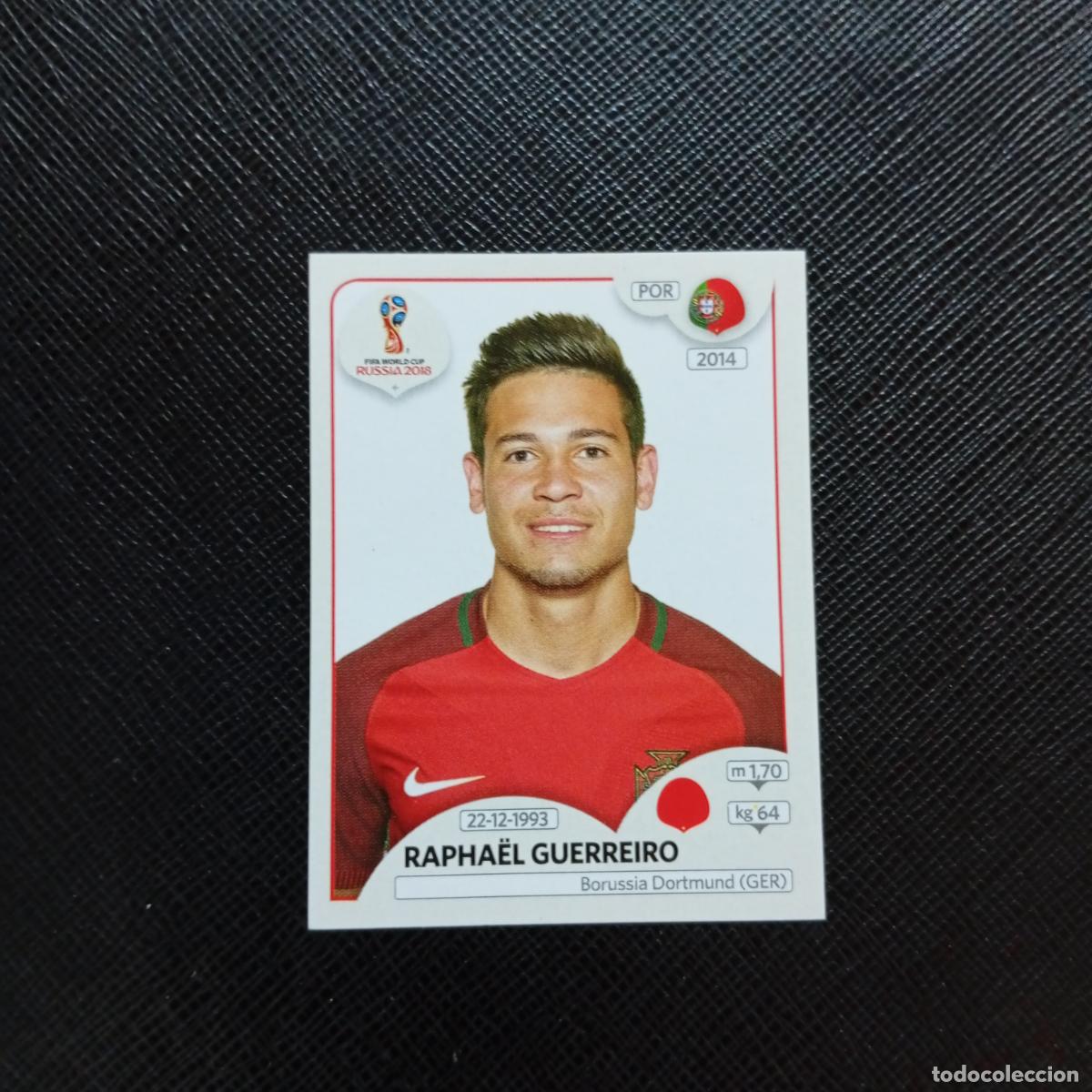 Cromos de Futebol: 120 RAPHAEL GUERREIRO PORTUGAL PANINI MUNDIAL RUSIA 2018 CROMO FUTBOL 18 - SIN PEGAR - CJ2 .