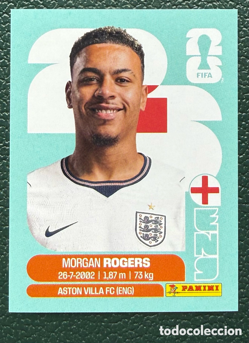 Cromos de Futebol: ENG 14 MORGAN ROGERS INGLATERRA CROMOS ALBUM FIFA WORLD CUP MUNDIAL 2026 PANINI
