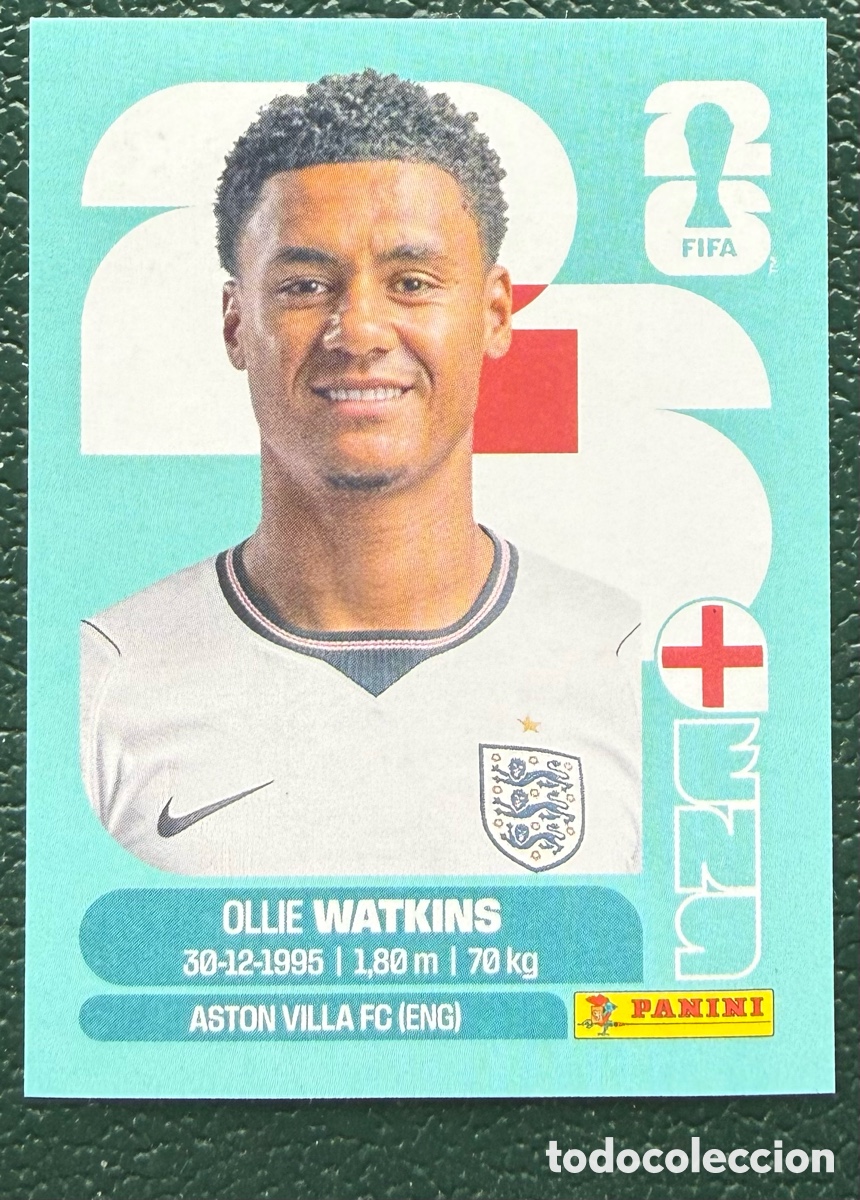 Fu&szlig;ball-Sticker: ENG 20 OLLIE WATKINS INGLATERRA CROMOS ALBUM FIFA WORLD CUP MUNDIAL 2026 PANINI