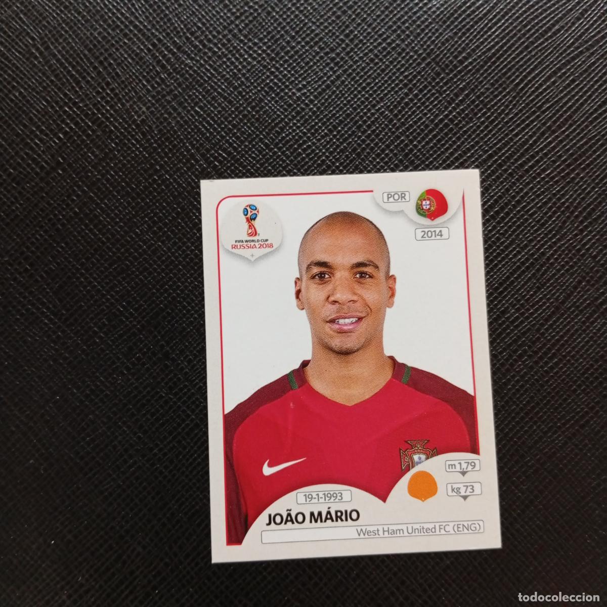 Fu&szlig;ball-Sticker: 122 JOAO MARIO PORTUGAL PANINI MUNDIAL RUSIA 2018 CROMO FUTBOL 18 - SIN PEGAR - CJ2