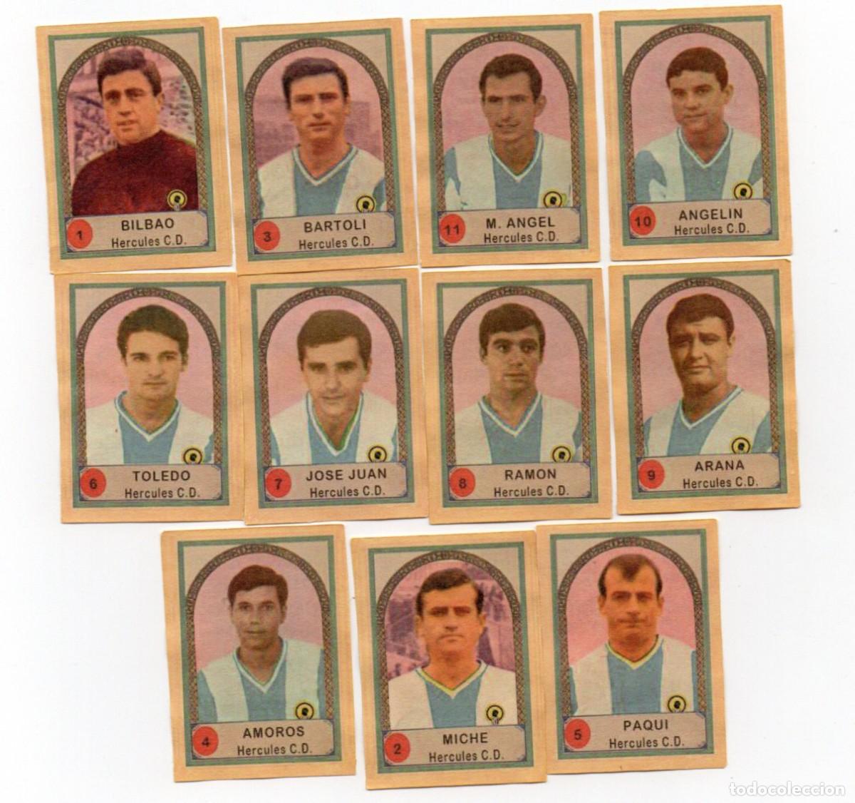 Cromos de Futebol: Hercules 1966, de chocolates nogueroles