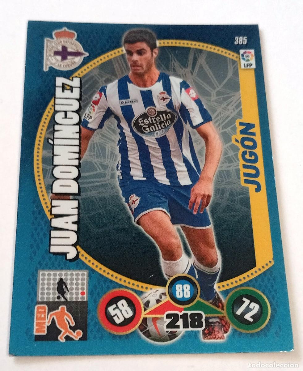 Cromos de Futebol: CROMO FUTBOL ADRENALYN 2014-2015: DEPORTIVO CORU&Ntilde;A JUAN DOMINGUEZ JUGON