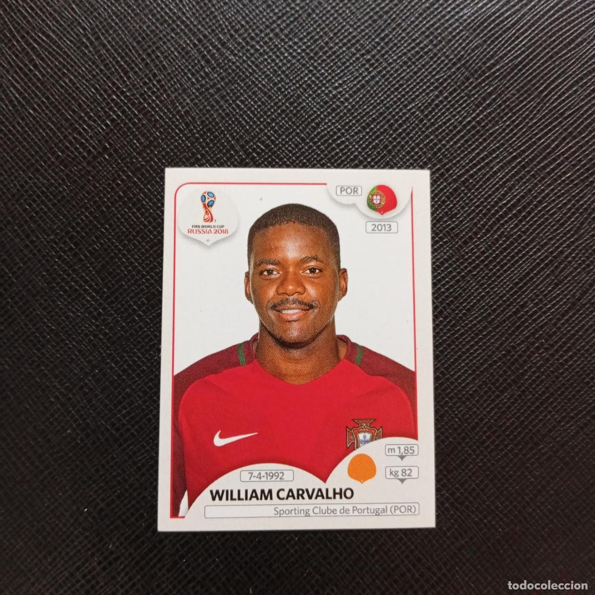 Cromos de Futebol: 124 WILLIAM CARVALHO PORTUGAL PANINI MUNDIAL RUSIA 2018 CROMO FUTBOL 18 - SIN PEGAR - CJ2
