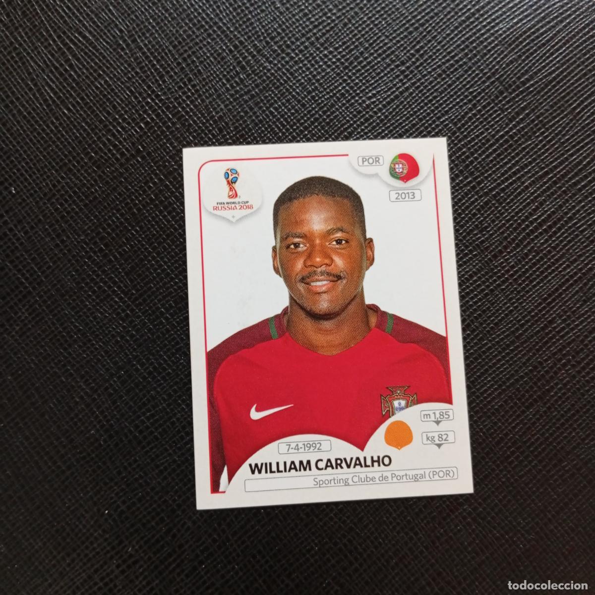 Cromos de Futebol: 124 WILLIAM CARVALHO PORTUGAL PANINI MUNDIAL RUSIA 2018 CROMO FUTBOL 18 - SIN PEGAR - CJ2