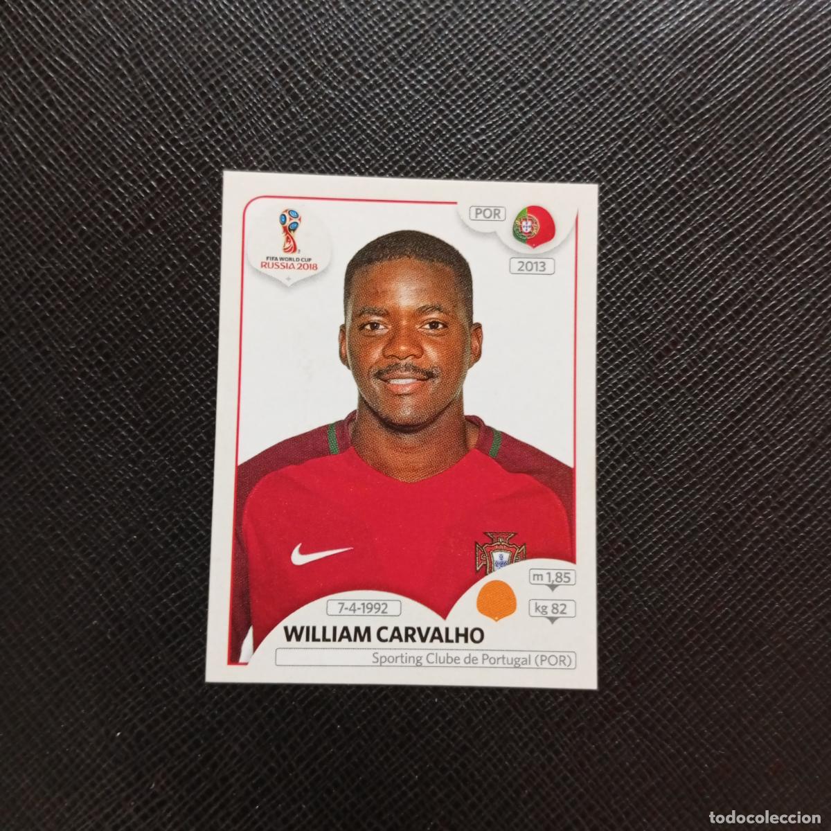 Cromos de Futebol: 124 WILLIAM CARVALHO PORTUGAL PANINI MUNDIAL RUSIA 2018 CROMO FUTBOL 18 - SIN PEGAR - CJ2