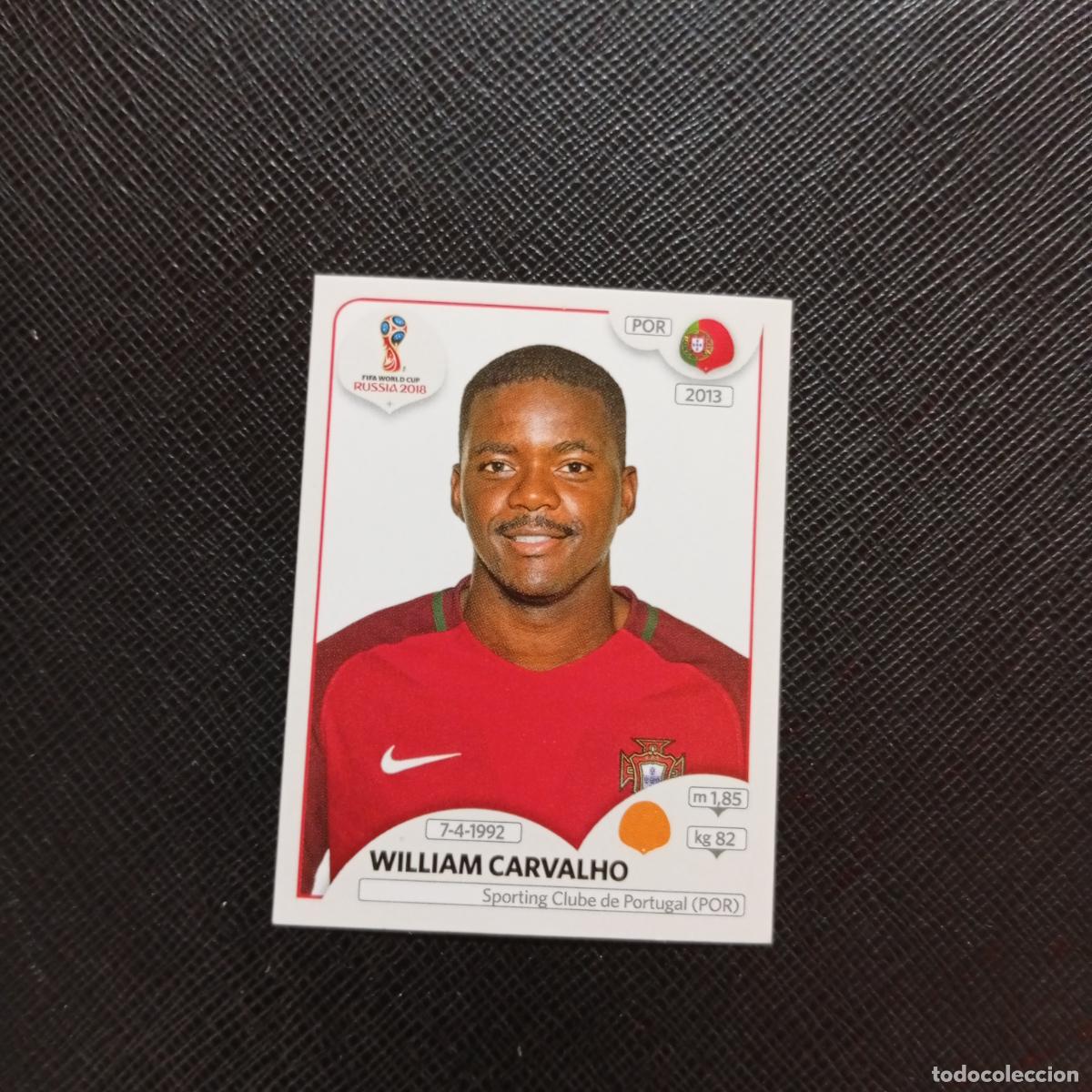 Cromos de Futebol: 124 WILLIAM CARVALHO PORTUGAL PANINI MUNDIAL RUSIA 2018 CROMO FUTBOL 18 - SIN PEGAR - CJ2 .