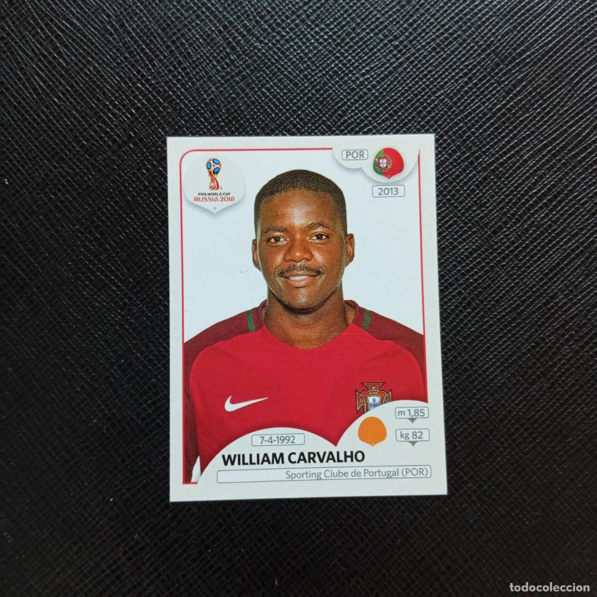 Cartes &agrave; collectionner de Football: 124 WILLIAM CARVALHO PORTUGAL PANINI MUNDIAL RUSIA 2018 CROMO FUTBOL 18 - SIN PEGAR - CJ2 .