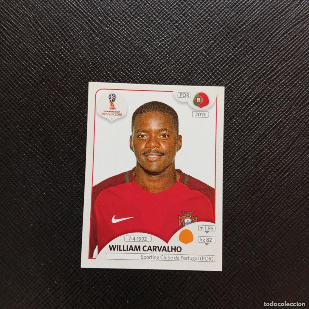 Cartes &agrave; collectionner de Football: 124 WILLIAM CARVALHO PORTUGAL PANINI MUNDIAL RUSIA 2018 CROMO FUTBOL 18 - SIN PEGAR - CJ2 ..
