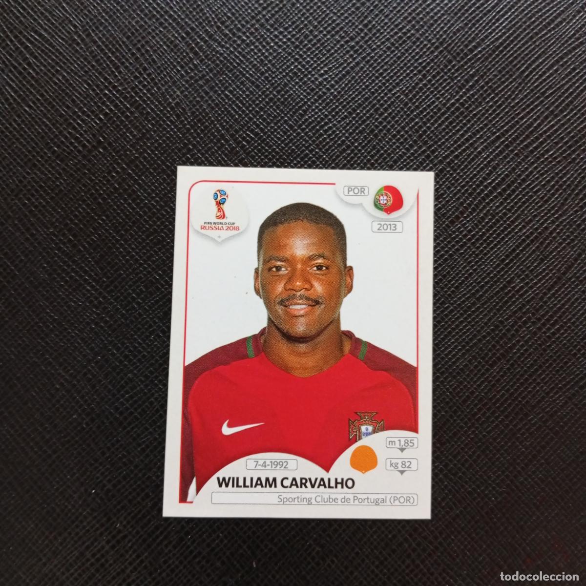 Cartes &agrave; collectionner de Football: 124 WILLIAM CARVALHO PORTUGAL PANINI MUNDIAL RUSIA 2018 CROMO FUTBOL 18 - SIN PEGAR - CJ2 ..