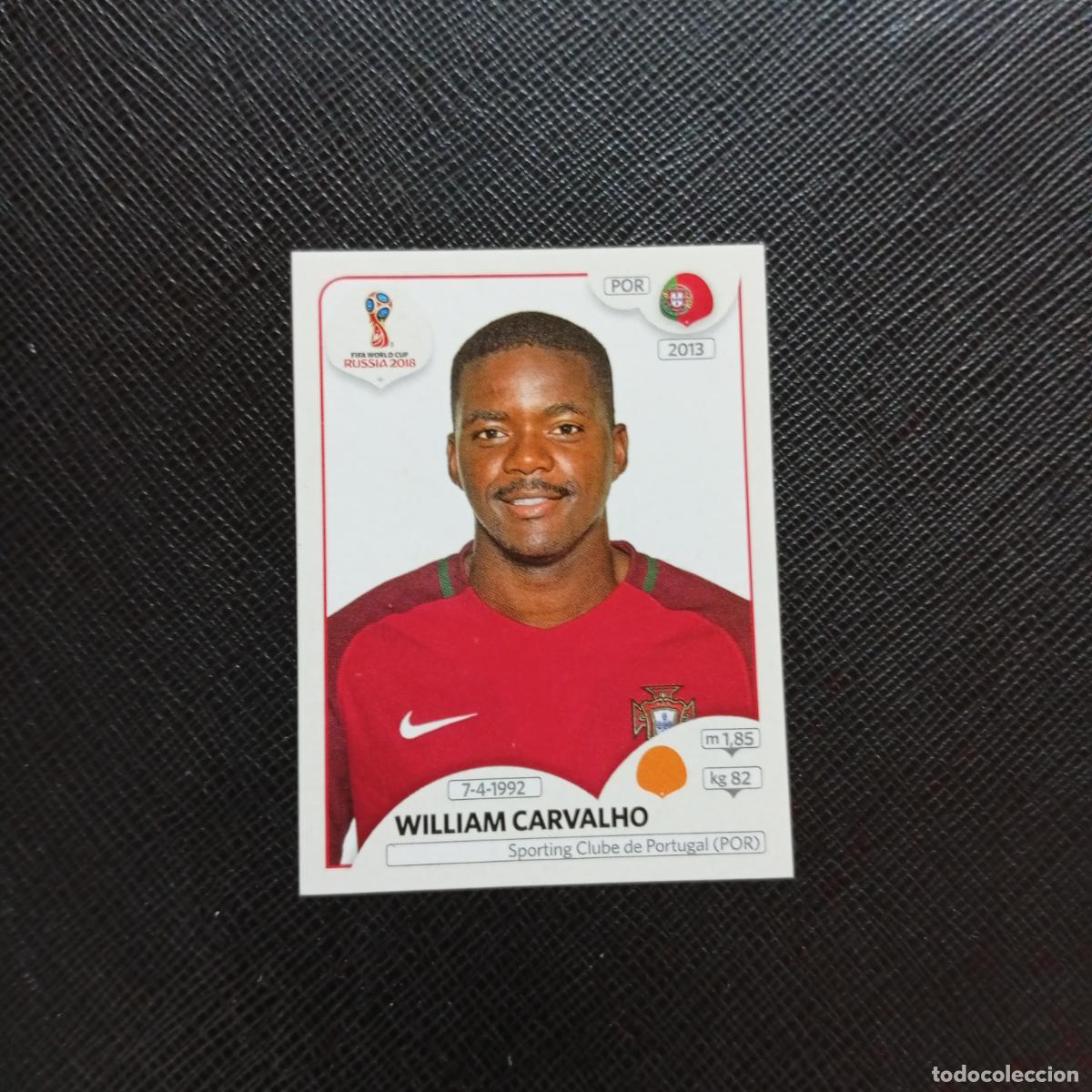 Cartes &agrave; collectionner de Football: 124 WILLIAM CARVALHO PORTUGAL PANINI MUNDIAL RUSIA 2018 CROMO FUTBOL 18 - SIN PEGAR - CJ2 ..