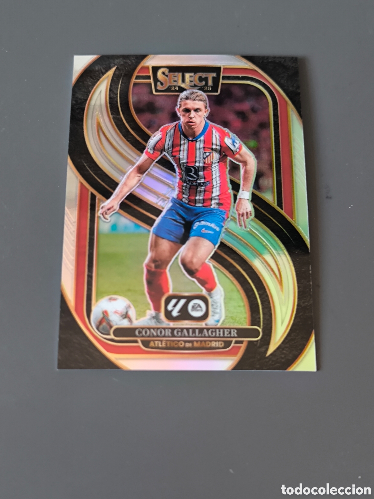Cartes &agrave; collectionner de Football: CONO GALLAGHER 192 prizm silver Atl&eacute;tico de Madrid Panini Select 24 25