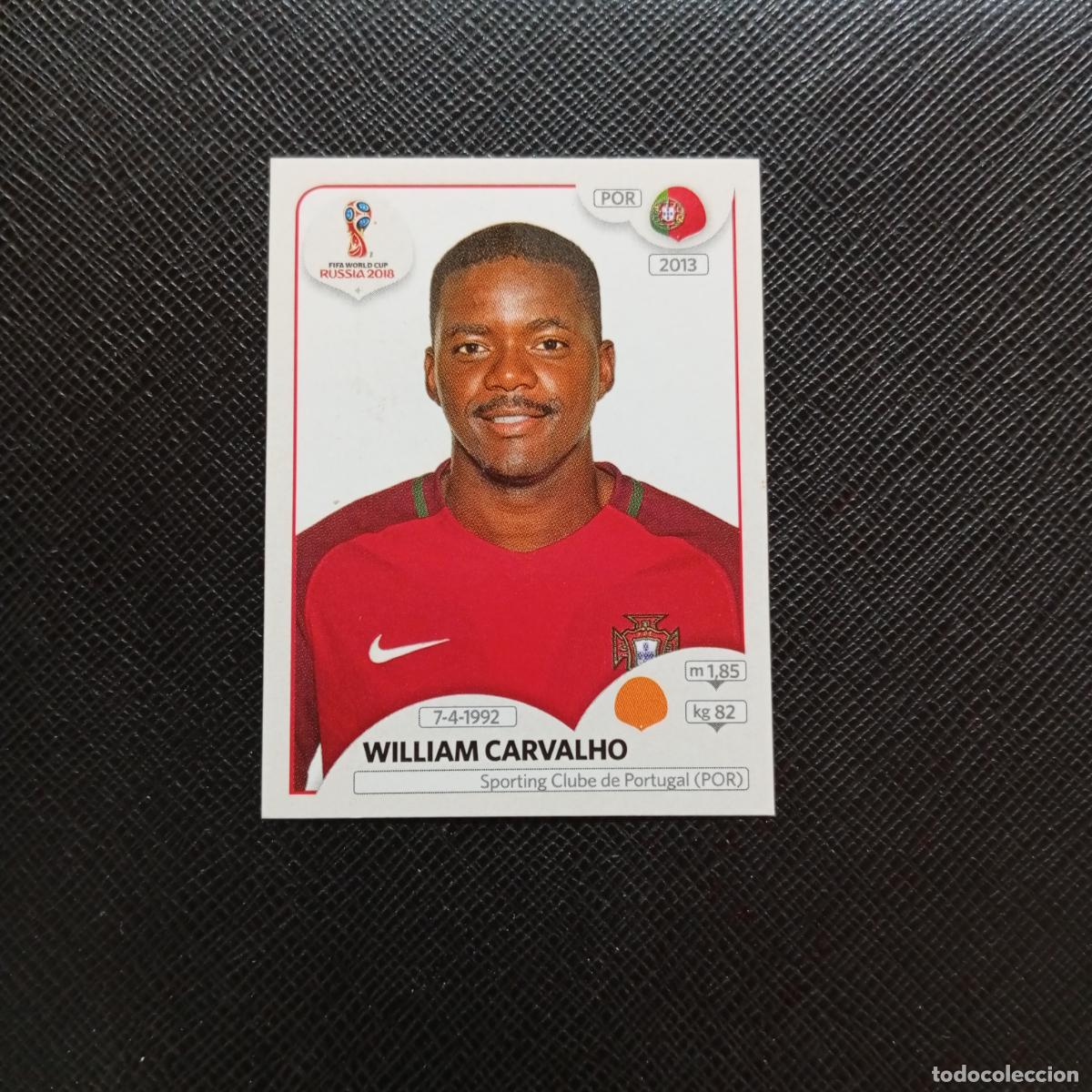 Cartes &agrave; collectionner de Football: 124 WILLIAM CARVALHO PORTUGAL PANINI MUNDIAL RUSIA 2018 CROMO FUTBOL 18 - SIN PEGAR - CJ2 ....