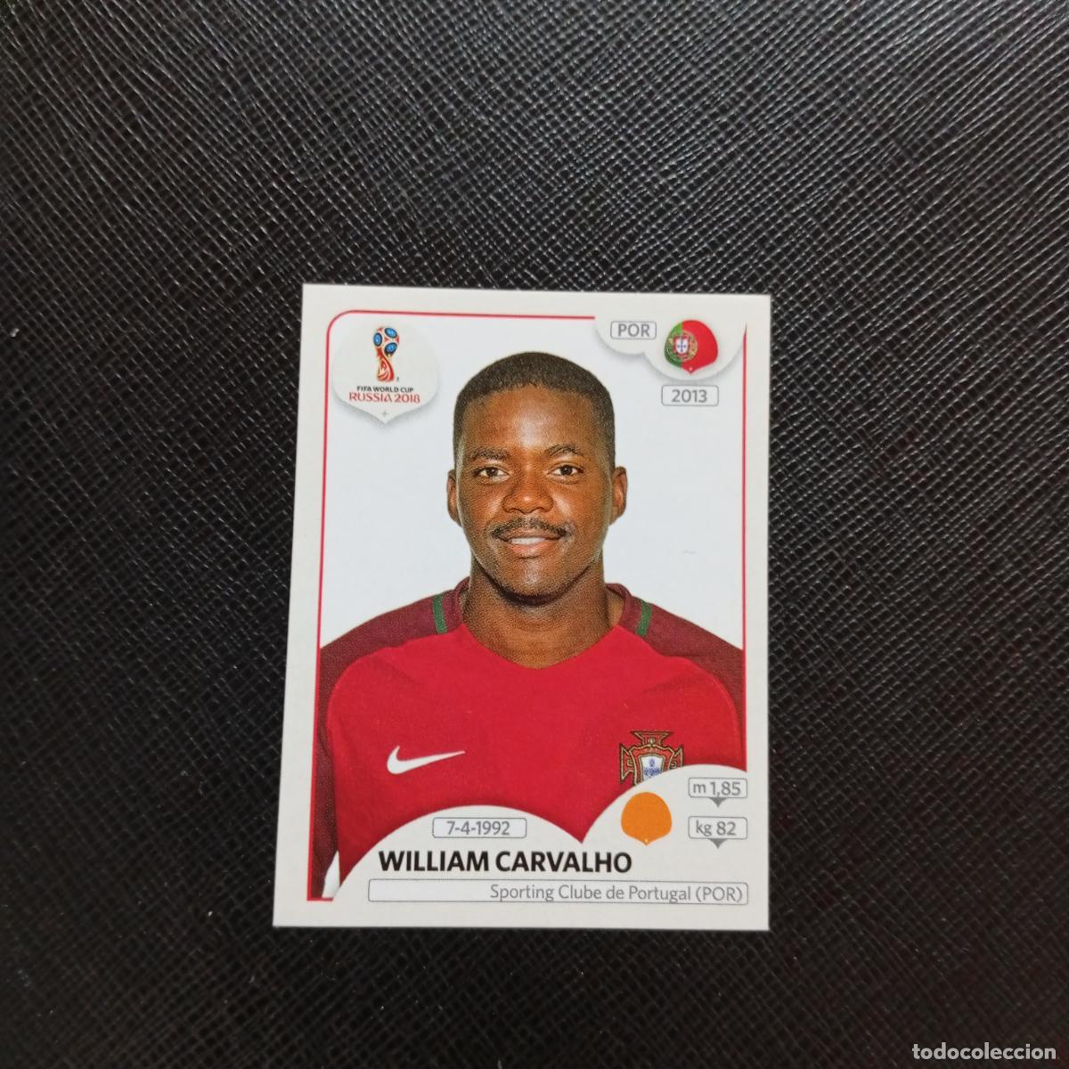 Cartes &agrave; collectionner de Football: 124 WILLIAM CARVALHO PORTUGAL PANINI MUNDIAL RUSIA 2018 CROMO FUTBOL 18 - SIN PEGAR - CJ2 ....