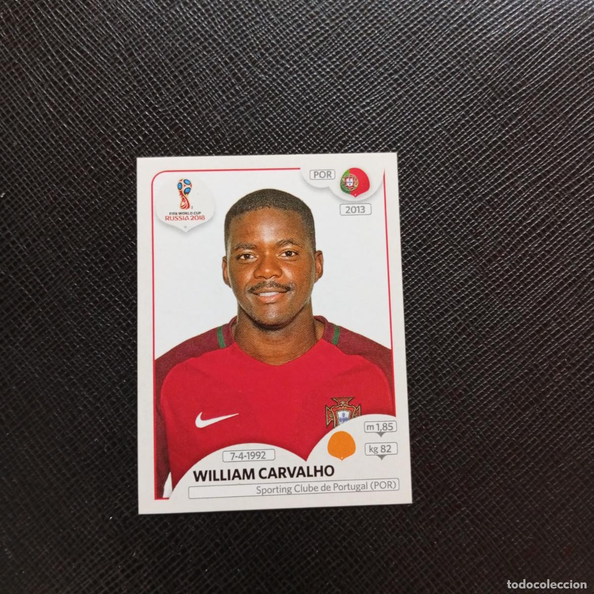 Cartes &agrave; collectionner de Football: 124 WILLIAM CARVALHO PORTUGAL PANINI MUNDIAL RUSIA 2018 CROMO FUTBOL 18 - SIN PEGAR - CJ2 ....