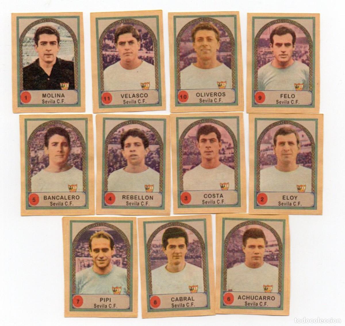 Cartes &agrave; collectionner de Football: SEVILLA,1966 DE CHOCOLATRES NOGUEROLES,