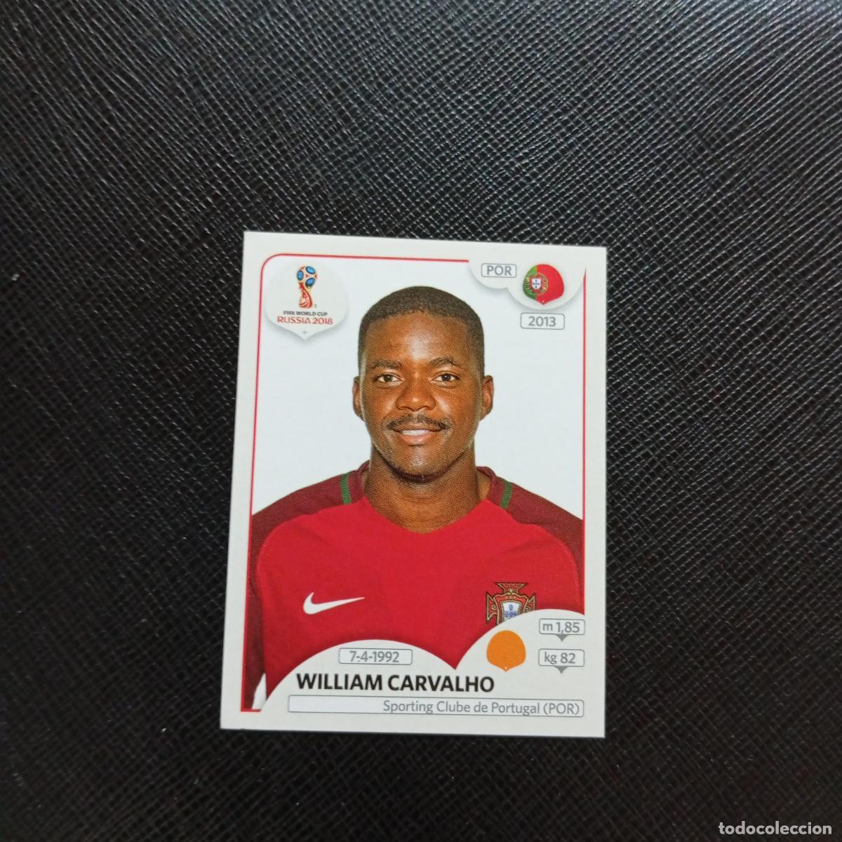 Cartes &agrave; collectionner de Football: 124 WILLIAM CARVALHO PORTUGAL PANINI MUNDIAL RUSIA 2018 CROMO FUTBOL 18 - SIN PEGAR - CJ2 .....