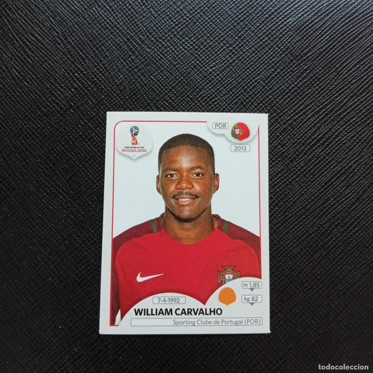 Cartes &agrave; collectionner de Football: 124 WILLIAM CARVALHO PORTUGAL PANINI MUNDIAL RUSIA 2018 CROMO FUTBOL 18 - SIN PEGAR - CJ2 .....