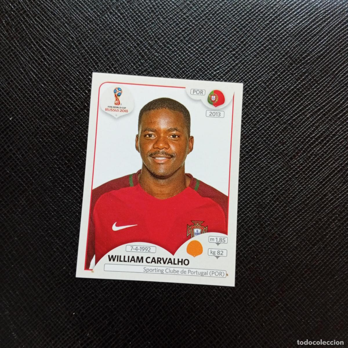 Cartes &agrave; collectionner de Football: 124 WILLIAM CARVALHO PORTUGAL PANINI MUNDIAL RUSIA 2018 CROMO FUTBOL 18 - SIN PEGAR - CJ2 ......