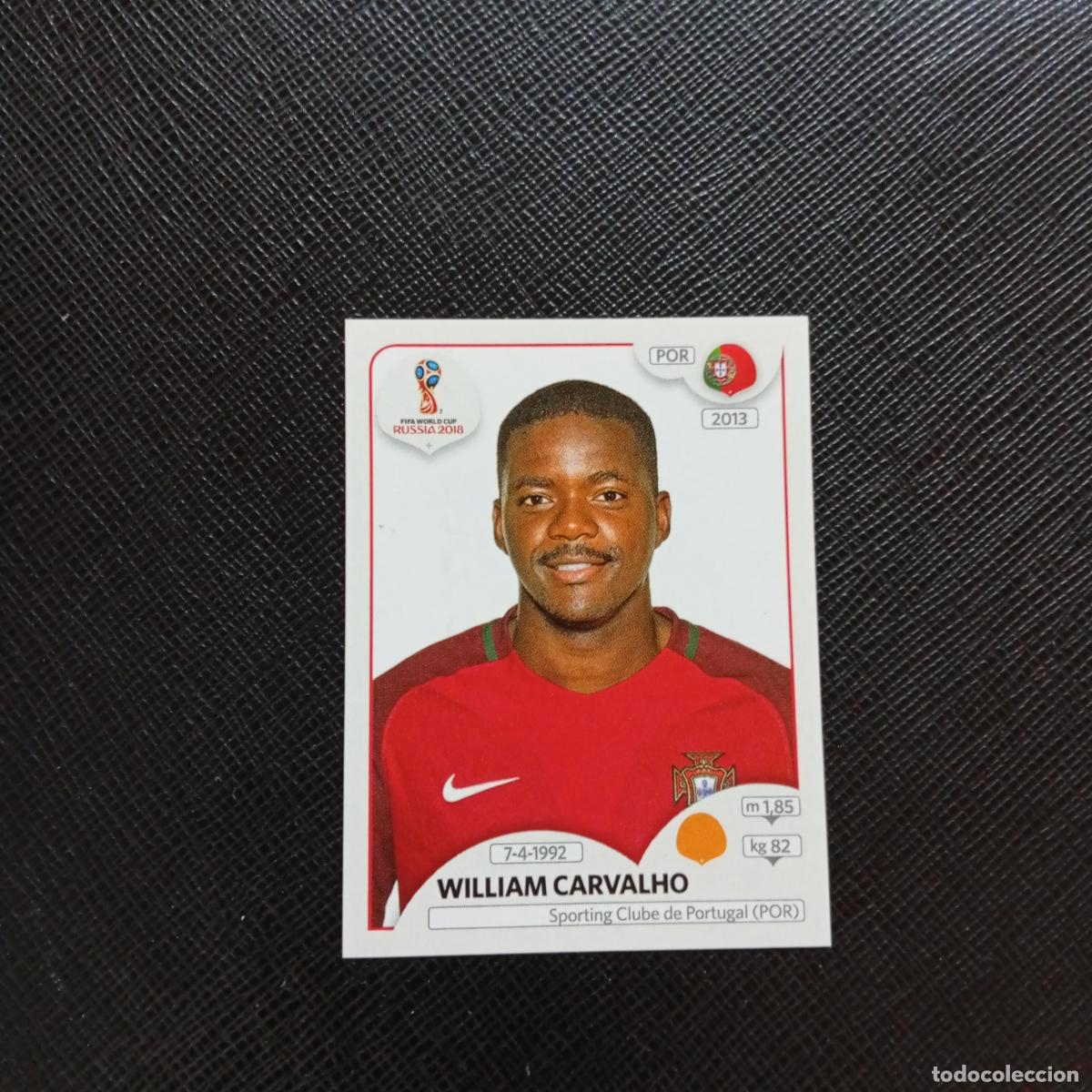 Cartes &agrave; collectionner de Football: 124 WILLIAM CARVALHO PORTUGAL PANINI MUNDIAL RUSIA 2018 CROMO FUTBOL 18 - SIN PEGAR - CJ2 ......