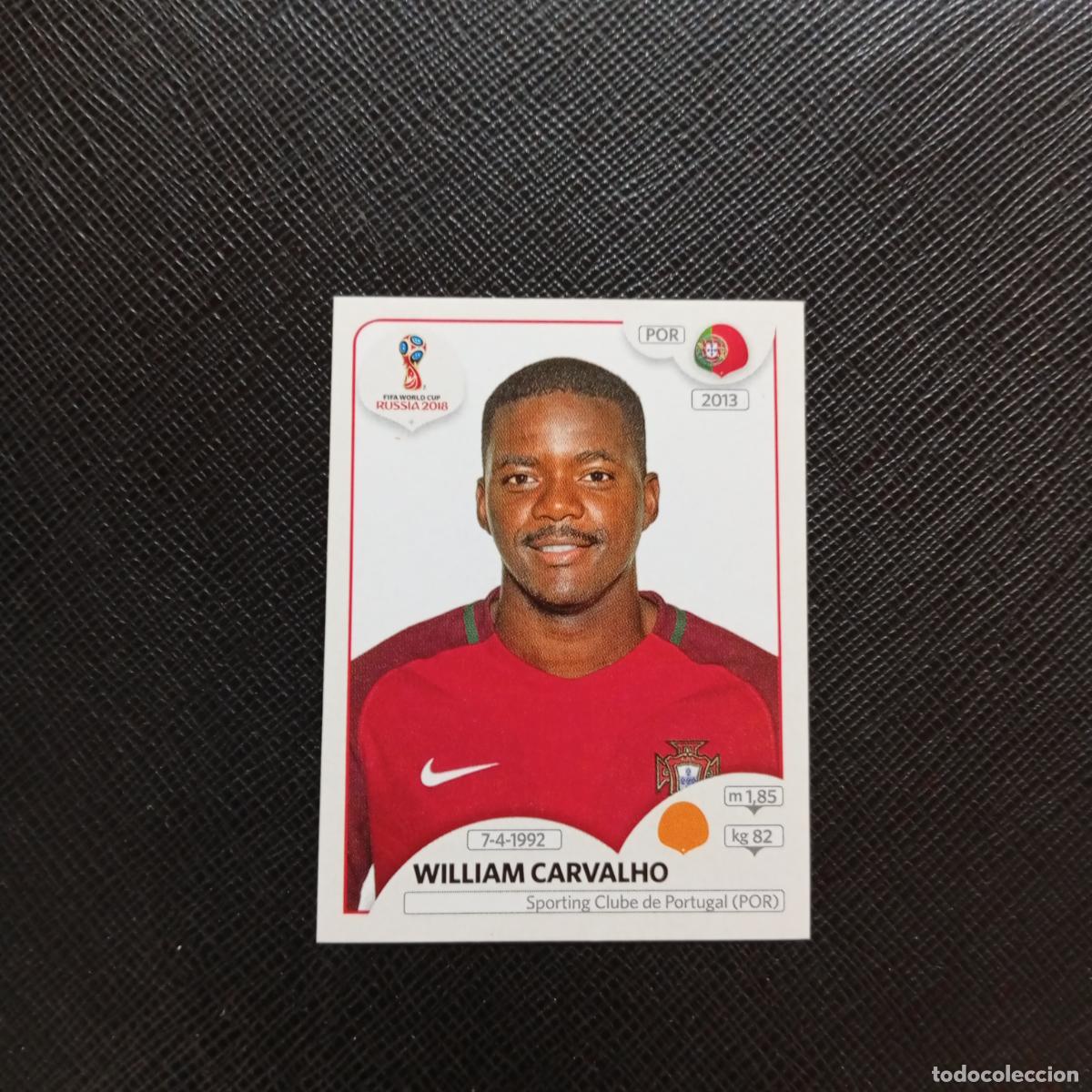Cartes &agrave; collectionner de Football: 124 WILLIAM CARVALHO PORTUGAL PANINI MUNDIAL RUSIA 2018 CROMO FUTBOL 18 - SIN PEGAR - CJ2 ......