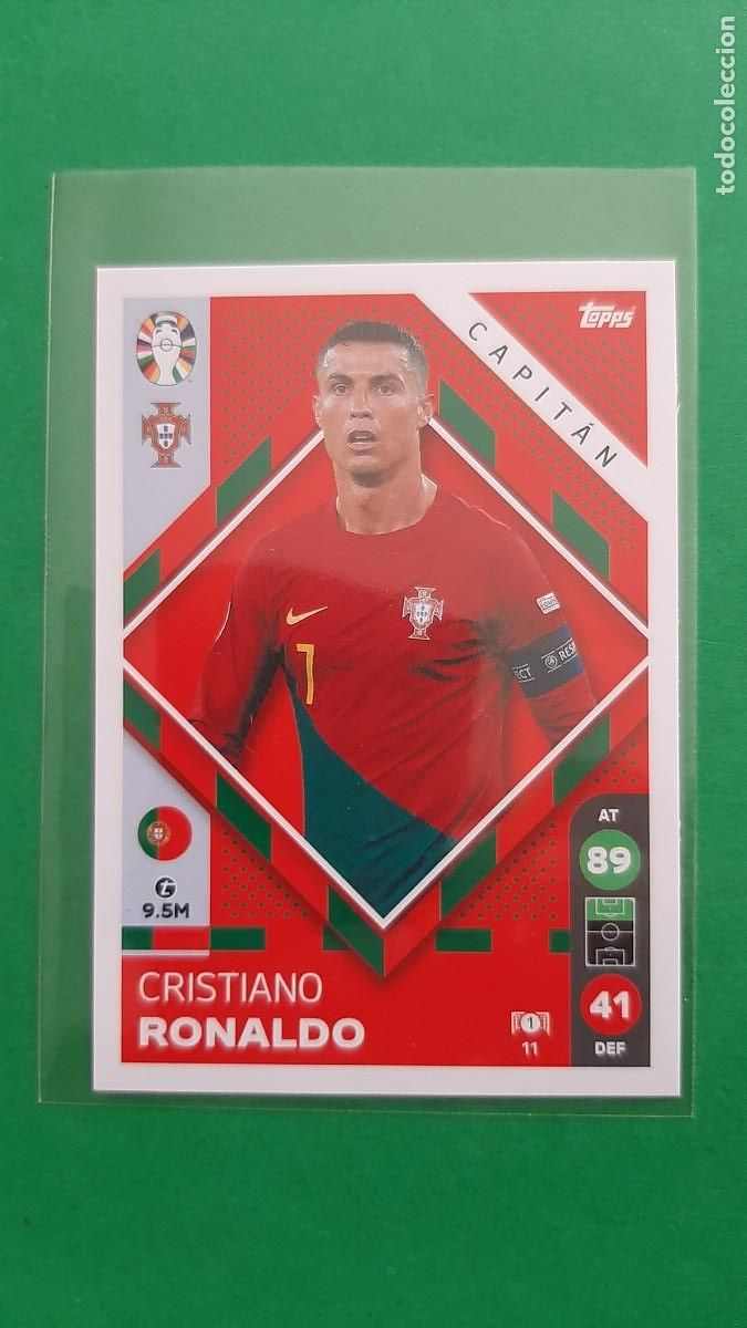 Cromos de f&uacute;tbol: (TOPPS)(EURO2024) CRISTIANO RONALDO EXCLUSIVO LIDL