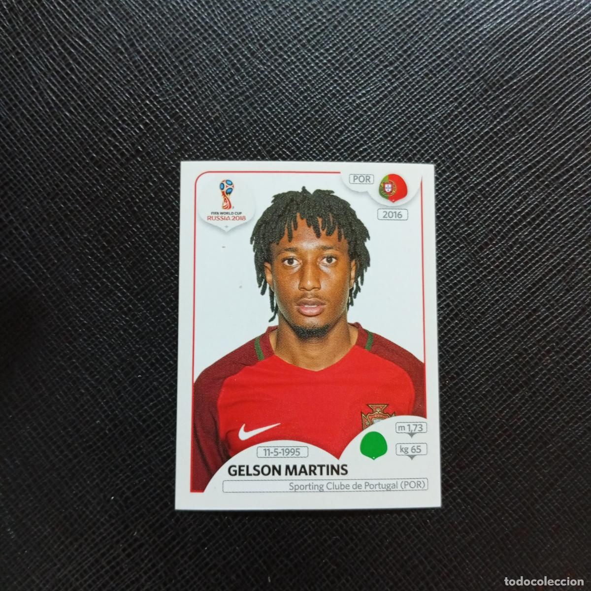 Cromos de f&uacute;tbol: 129 GELSON MARTINS PORTUGAL PANINI MUNDIAL RUSIA 2018 CROMO FUTBOL 18 - SIN PEGAR - CJ2
