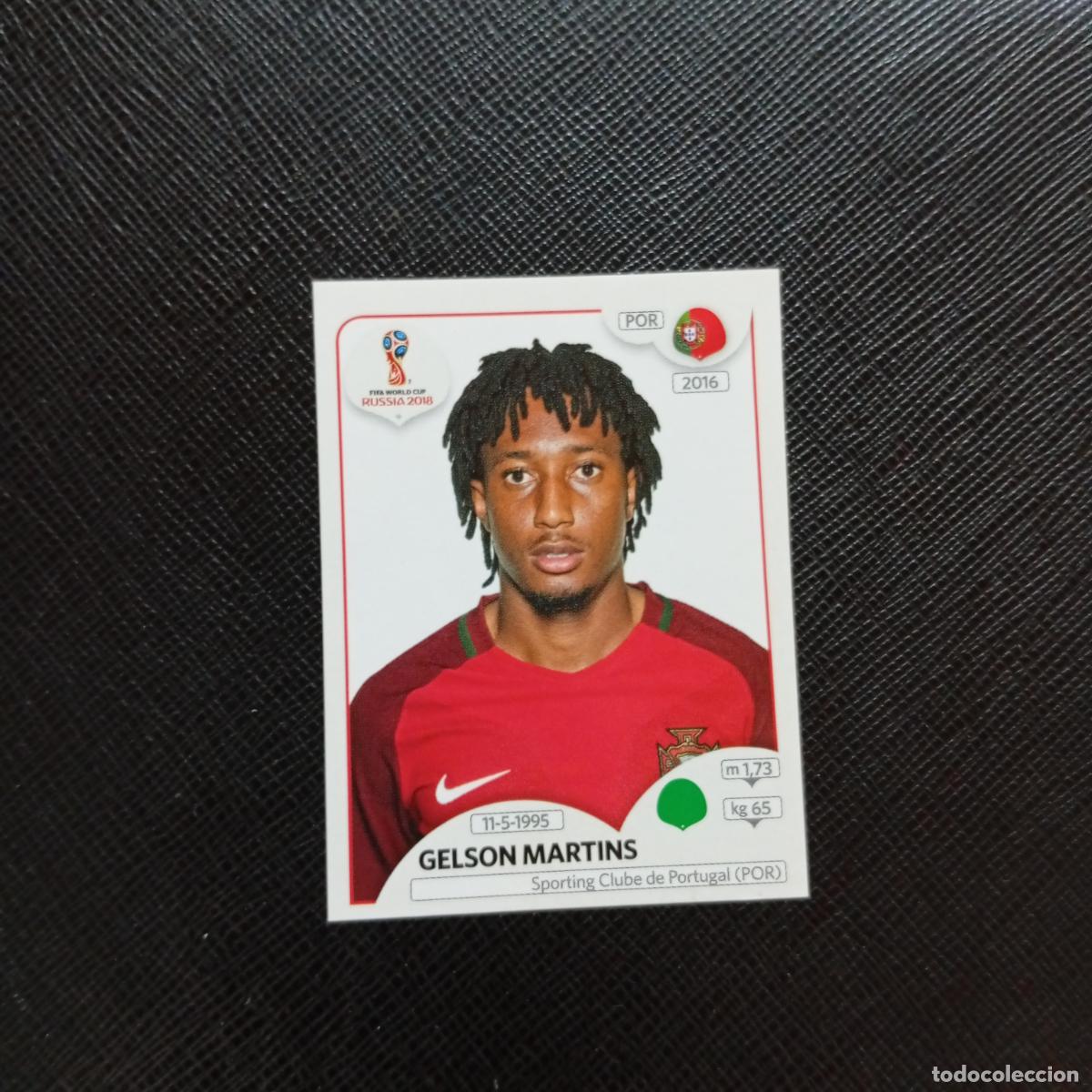 Cromos de f&uacute;tbol: 129 GELSON MARTINS PORTUGAL PANINI MUNDIAL RUSIA 2018 CROMO FUTBOL 18 - SIN PEGAR - CJ2