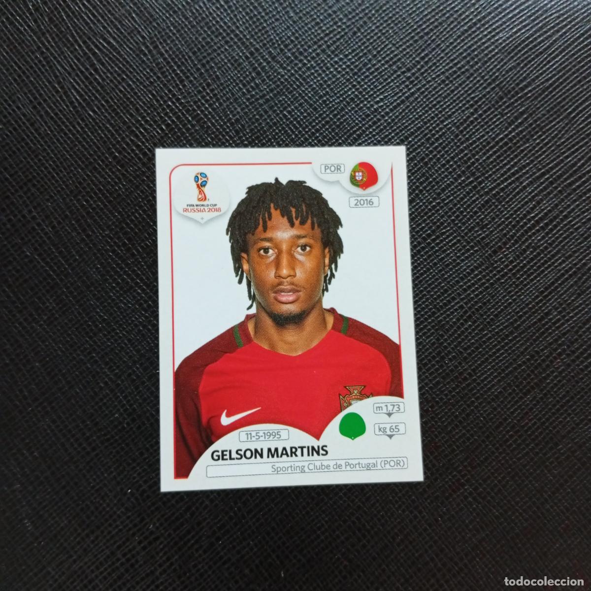 Cromos de f&uacute;tbol: 129 GELSON MARTINS PORTUGAL PANINI MUNDIAL RUSIA 2018 CROMO FUTBOL 18 - SIN PEGAR - CJ2 .