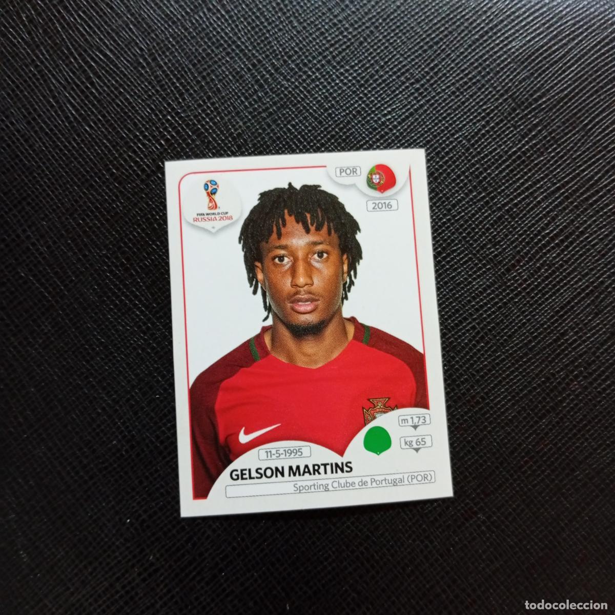 Cromos de f&uacute;tbol: 129 GELSON MARTINS PORTUGAL PANINI MUNDIAL RUSIA 2018 CROMO FUTBOL 18 - SIN PEGAR - CJ2 ..