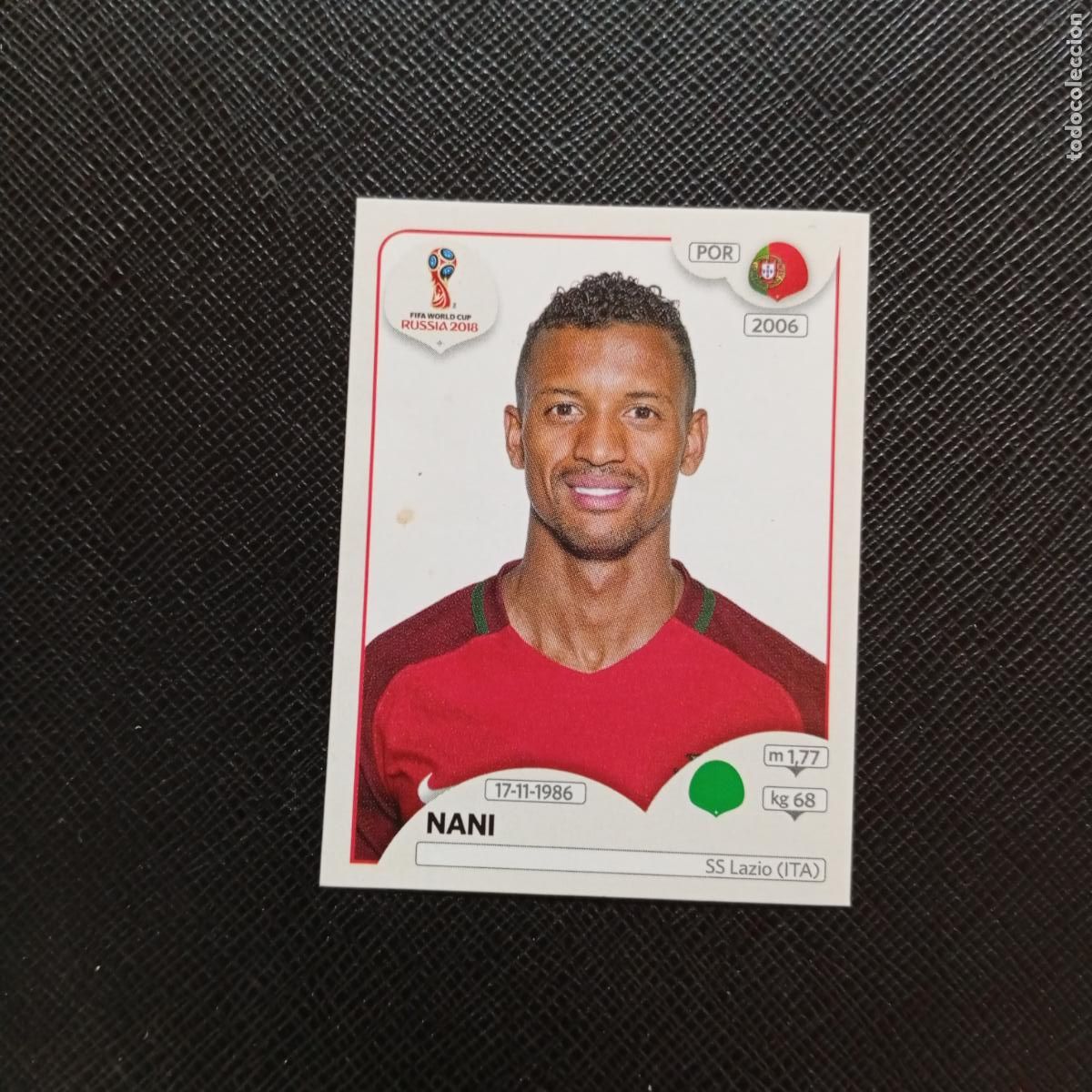 Cromos de f&uacute;tbol: 131 NANI PORTUGAL PANINI MUNDIAL RUSIA 2018 CROMO FUTBOL 18 - SIN PEGAR - CJ2 .