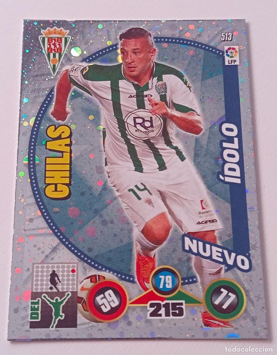Cromos de f&uacute;tbol: CROMO FUTBOL ADRENALYN 2014-2015: CORDOBA CF CHILAS IDOLO