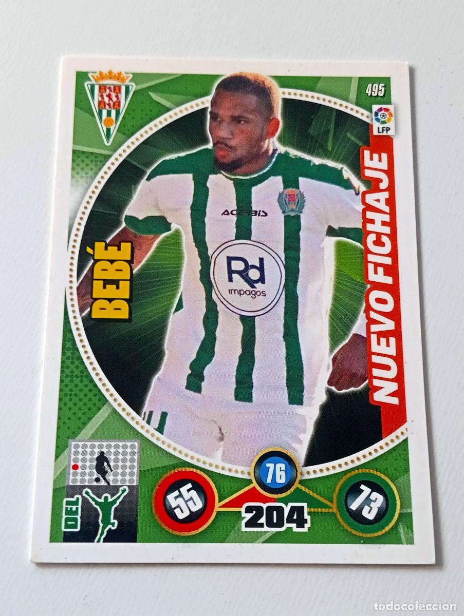 Cromos de f&uacute;tbol: CROMO FUTBOL ADRENALYN 2014-2015: CORDOBA CF BEB&Eacute; NUEVO FICHAJE