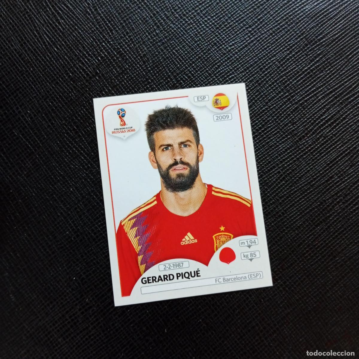 Cromos de f&uacute;tbol: 138 PIQUE ESPA&Ntilde;A PANINI MUNDIAL RUSIA 2018 CROMO FUTBOL 18 - SIN PEGAR - CJ2