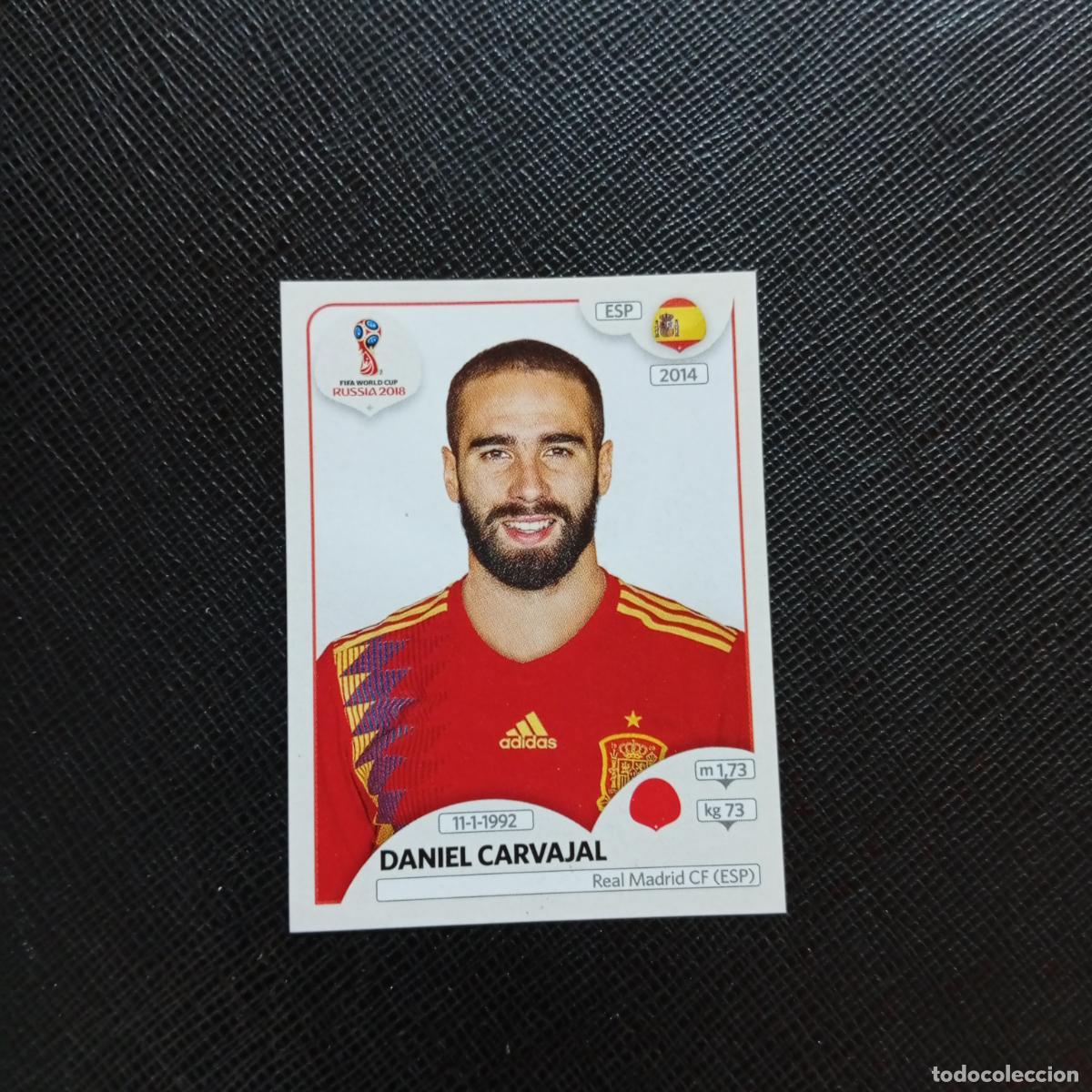 Cromos de f&uacute;tbol: 140 CARVAJAL ESPA&Ntilde;A PANINI MUNDIAL RUSIA 2018 CROMO FUTBOL 18 - SIN PEGAR - CJ2