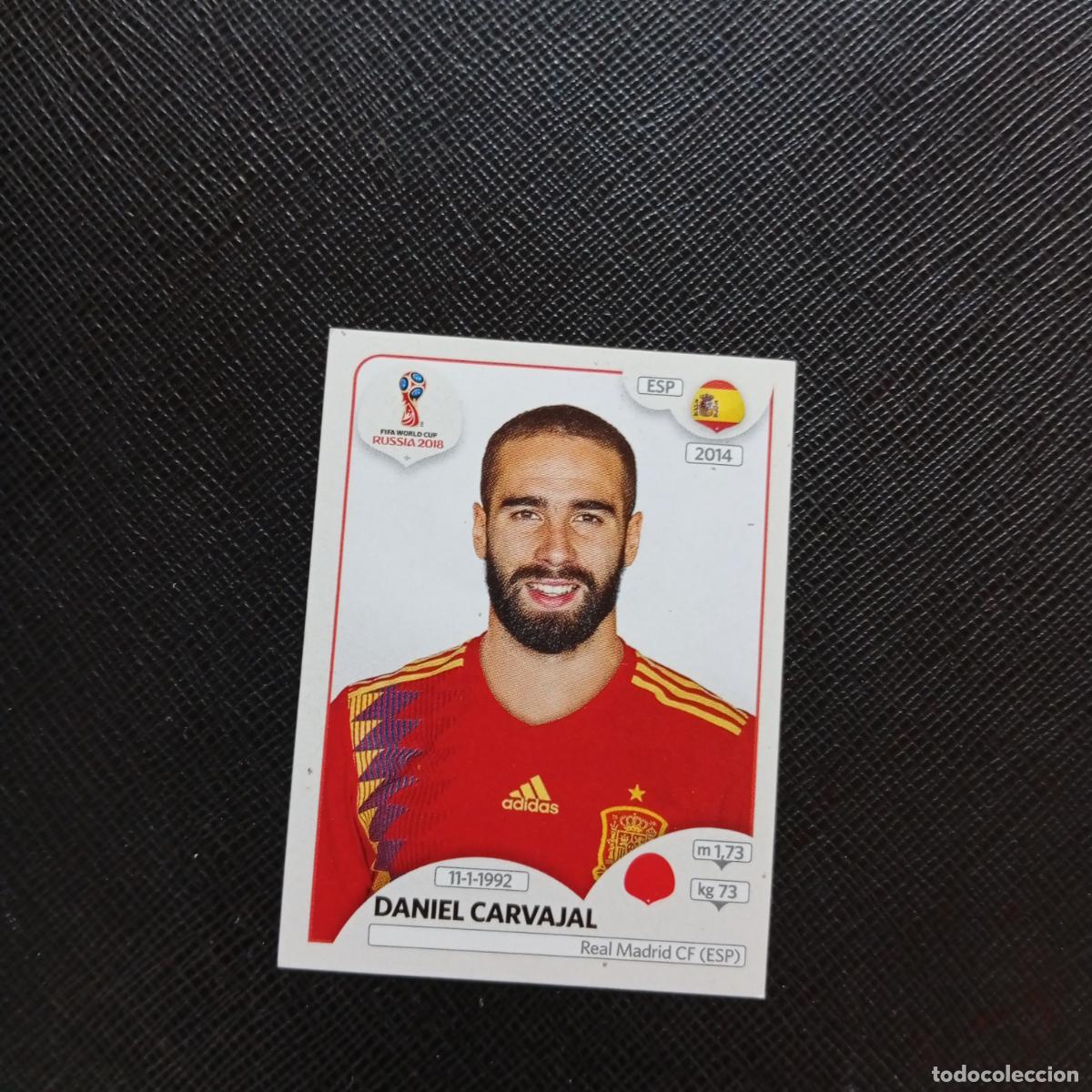 Cromos de f&uacute;tbol: 140 CARVAJAL ESPA&Ntilde;A PANINI MUNDIAL RUSIA 2018 CROMO FUTBOL 18 - SIN PEGAR - CJ2