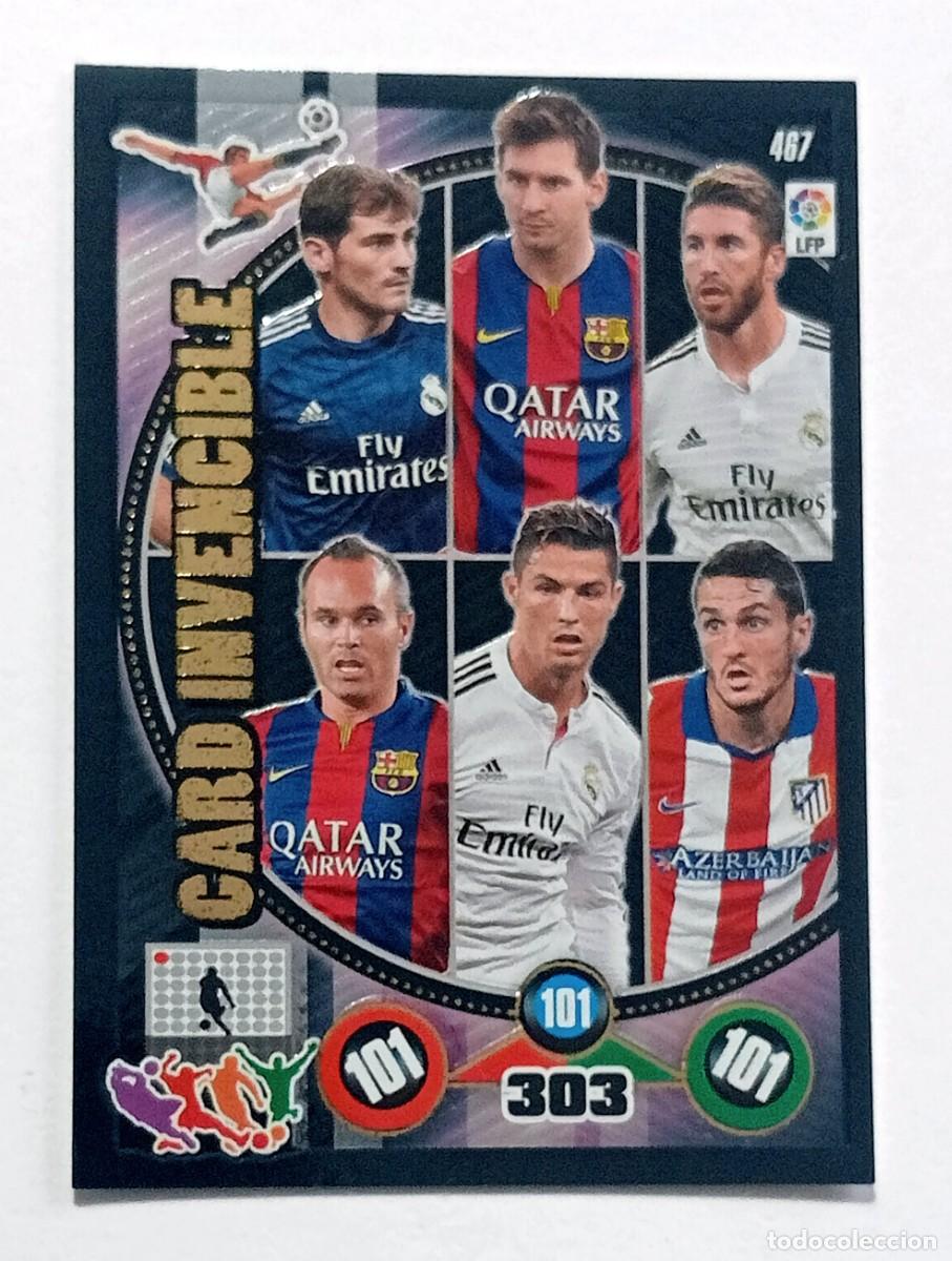 Cromos de f&uacute;tbol: CROMO FUTBOL ADRENALYN 2014-2015: CARD INVENCIBLE