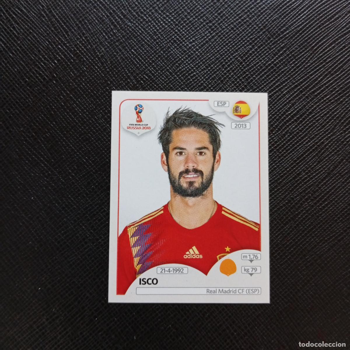 Cromos de f&uacute;tbol: 143 ISCO ESPA&Ntilde;A PANINI MUNDIAL RUSIA 2018 CROMO FUTBOL 18 - SIN PEGAR - CJ2
